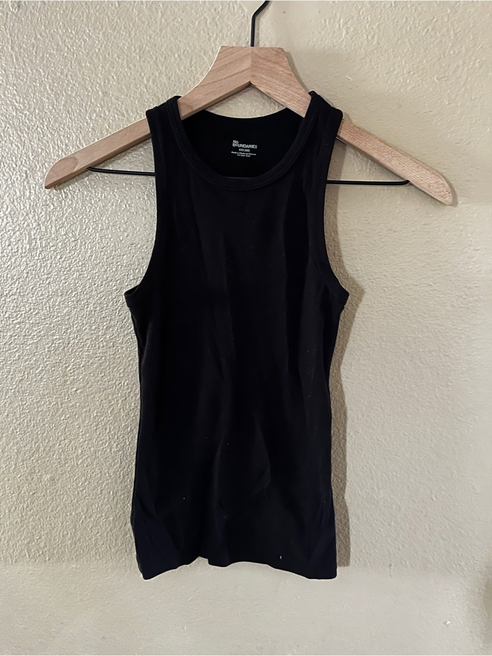 Classic Black High Neck Tank